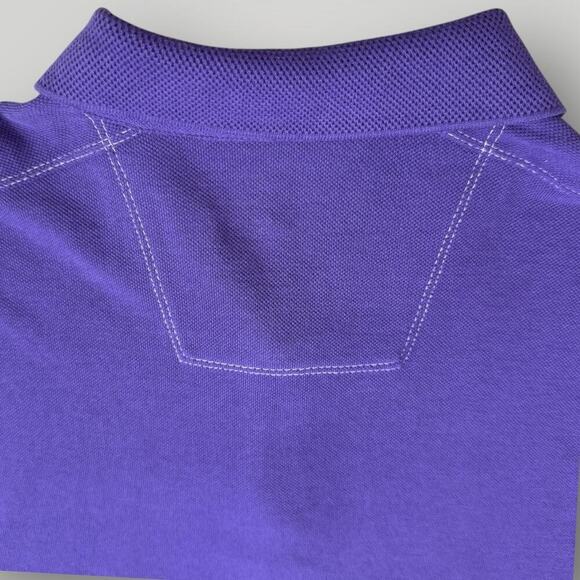 Jos A Bank Short Sleeves Travel Tech Performance Polo Knit Shirt Size XL Purple - Picture 9 of 14